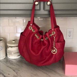 Micheal Kors Pink and Gold Purse